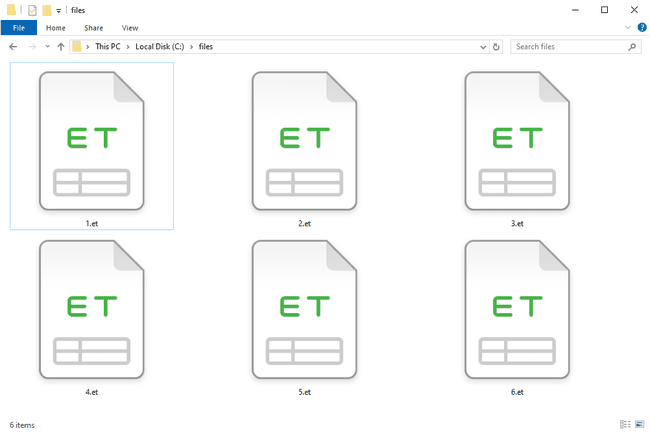 File ET di Windows 10 yang dibuka dengan WPS Office