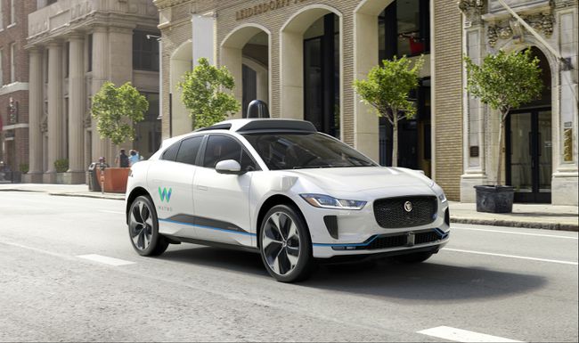 Waymo JaguarI-Pace自動運転車