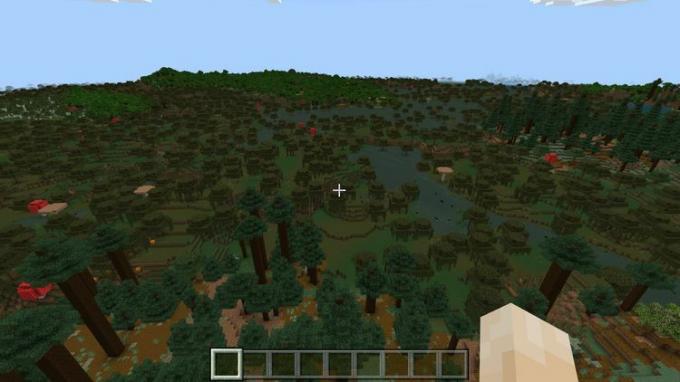 Minecraft の巨大な沼地バイオームのシード