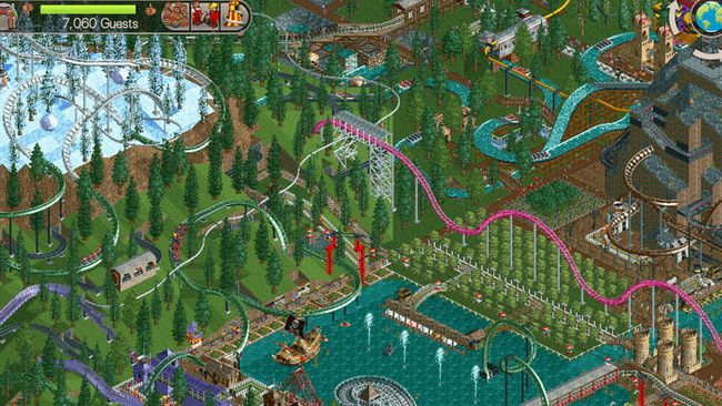 Rollercoaster TycoonClassicオフライン構築ビデオゲームをモバイルとPCで。