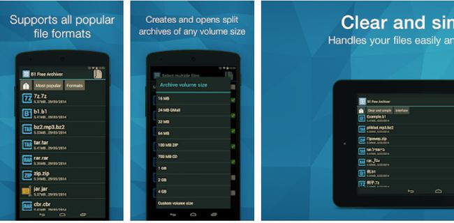 B1 File Archiver Android File Opener
