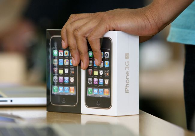 iPhone 3GS na caixa