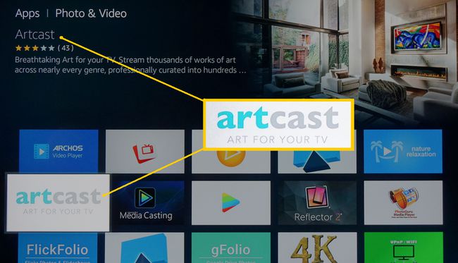 แอพ Artcast บน Amazon Fire TV