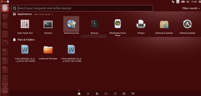 Изучите Ubuntu - Unity Dash