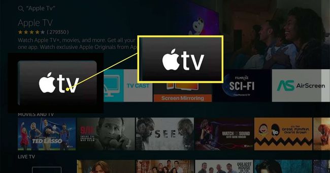 Apple TV ในผลการค้นหา Fire TV