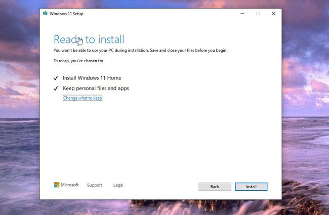 Připraveno k instalaci