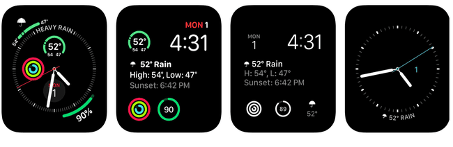 Dark Sky Apple Watch-ის გართულება