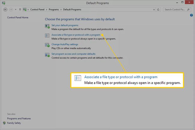 Bir dosya türünü veya protokolü bir programla ilişkilendirme