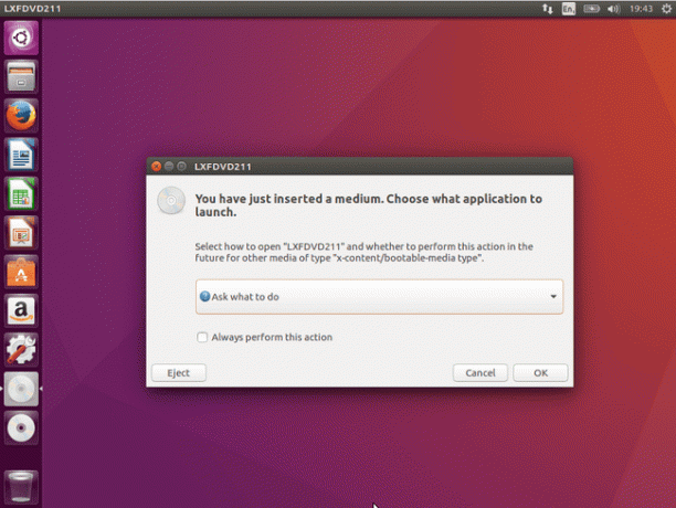 Mounten einer DVD mit Ubuntu