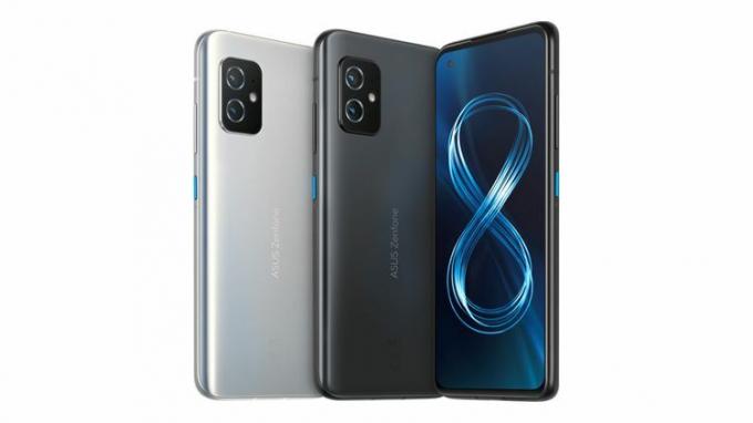 Asus Zenfone 8 отпред и отзад