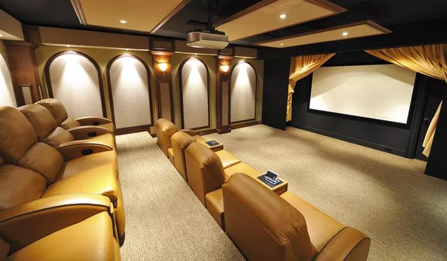 Sala home theater personalizzata