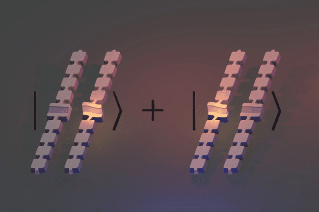 単一の運動量子、つまりフォノンは、2つのナノメカニカルデバイス間で共有され、それらが絡み合うようになります。