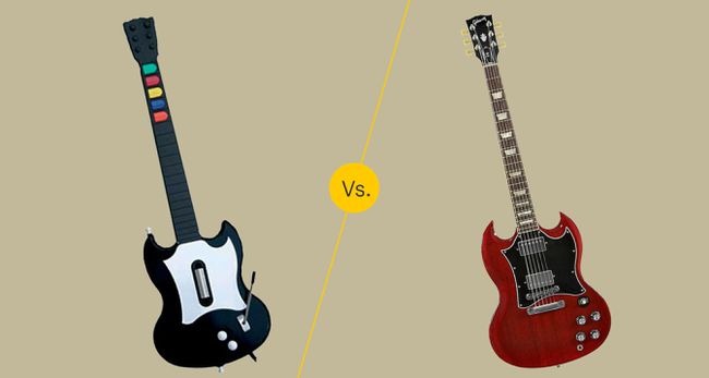 Guitar Hero Controller vs Guitar