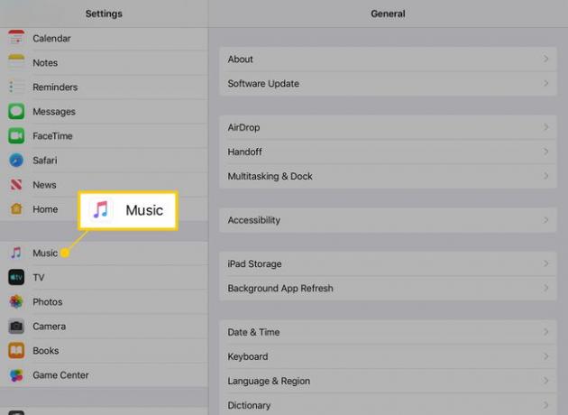 دفق iTunes إلى iPad