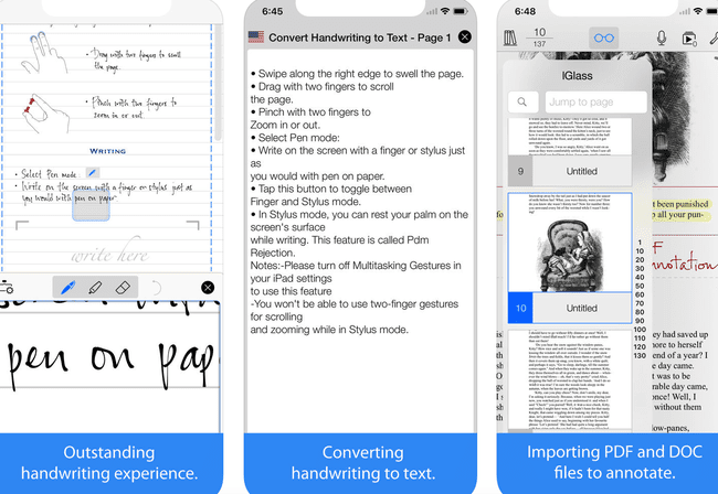 لقطة شاشة لتطبيق iPad ، Notes Plus بواسطة Viet Tran