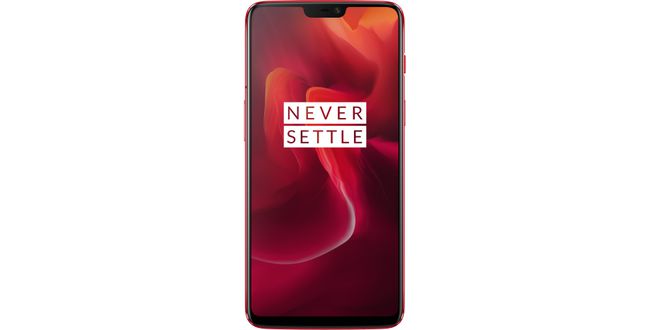 Punane nutitelefon OnePlus 6T