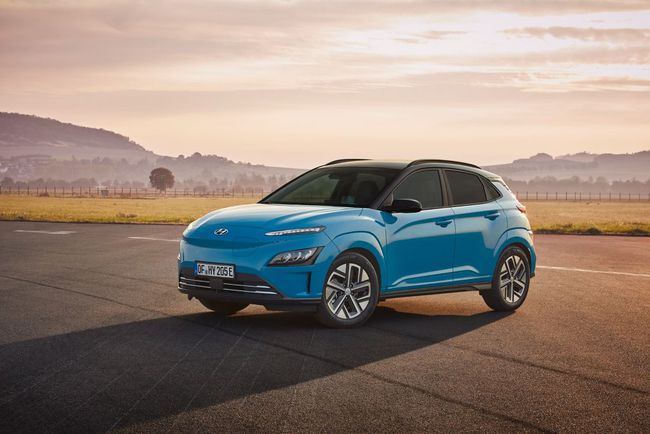 Hyundai Kona Electric in Blau