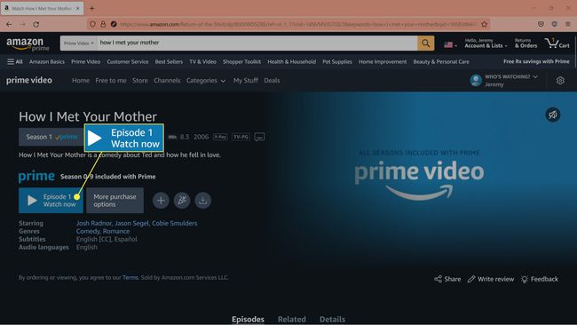 Urmărește acum evidențiat pe Amazon Prime Video.