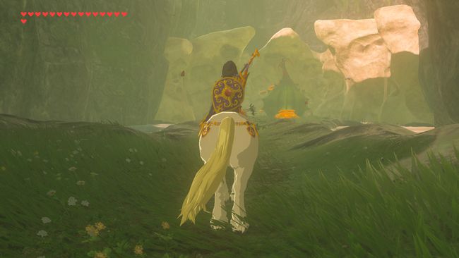 Hevoskeiju-suihkulähteen sijainti Zelda: Breath of the Wild -pelissä.