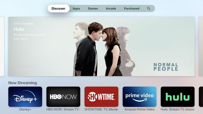 Скриншот магазина приложений Apple TV