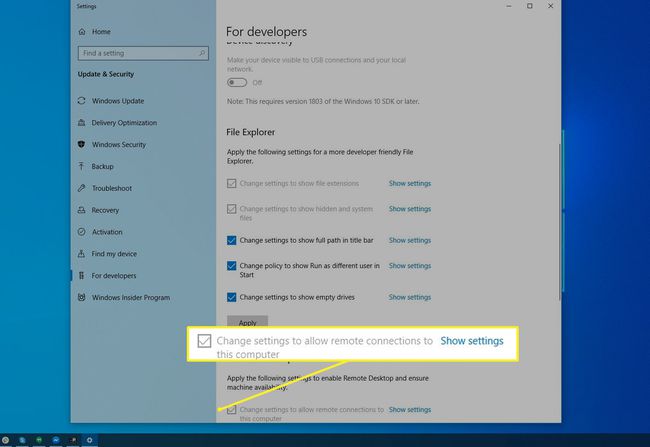 Actualización y configuración de seguridad en Windows 10