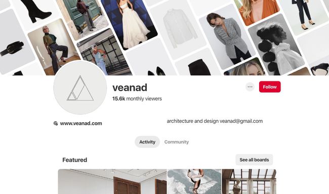 Veanad Pinterest board