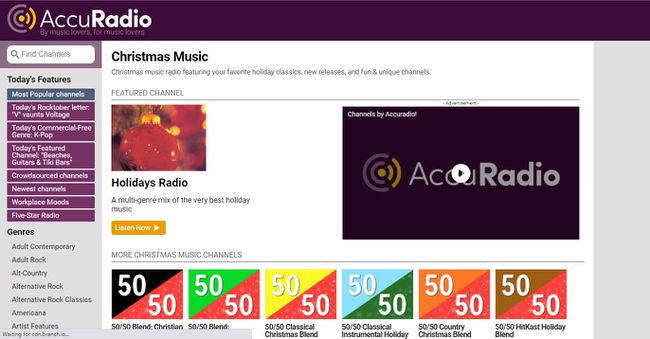 Semesterkanaler på AccuRadio