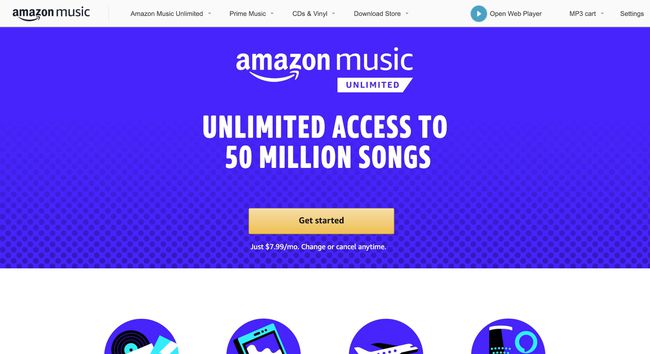 Web Amazon Music Unlimited