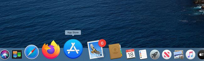 App Store -kuvake Mac Dockissa
