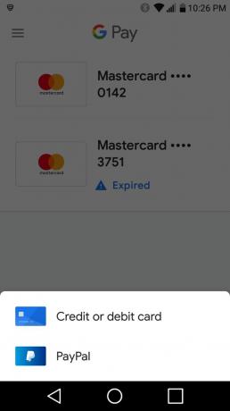 PayPalをGooglePayに接続する