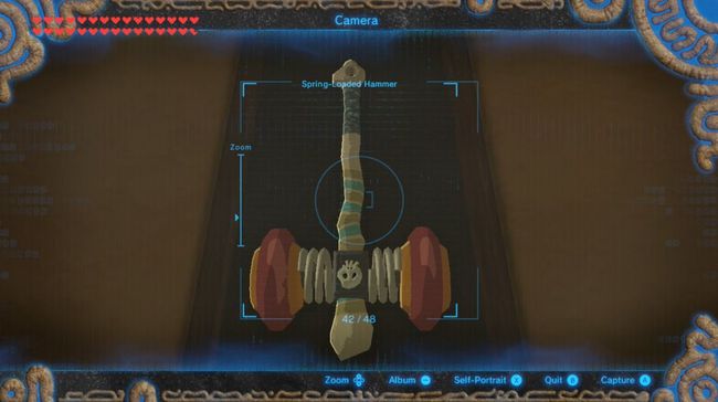 Spring Loaded Hammer di Zelda BOTW