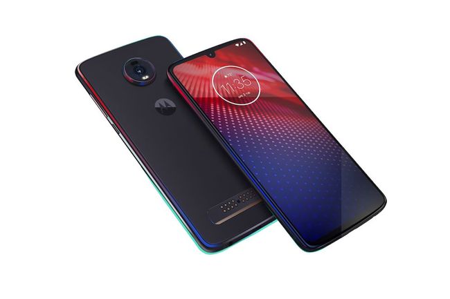 Smartphone Moto Z4 față și spate