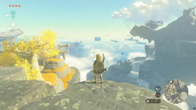 「ゼルダの伝説 涙の王国」の紹介ビデオのスクリーンショット。