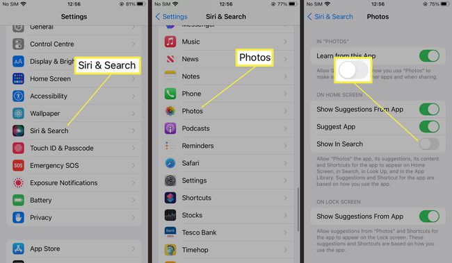 iOS15でSpotlightforPhotosを有効にするために必要な手順