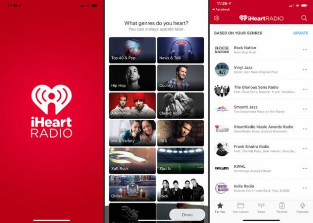 Aplikace iHeart Radio pro iPhone