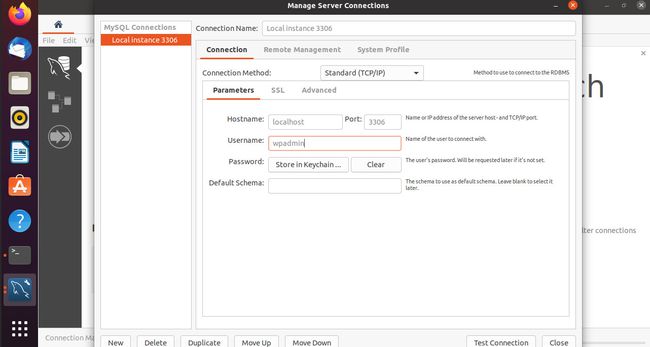 Изменить имя пользователя в MySQL Workbench