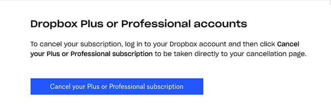 Snímek obrazovky Dropbox.com.