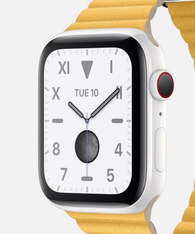 Beyaz seramik gövdeli Apple Watch Series 5 Edition