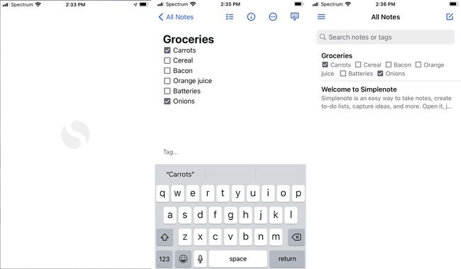 Simplenote-App iOS