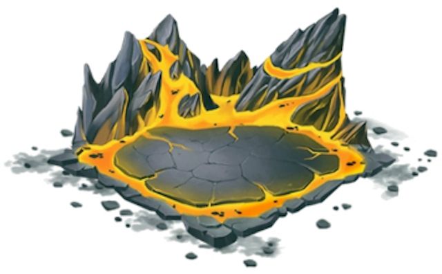 Monster Legends Fire Habitat