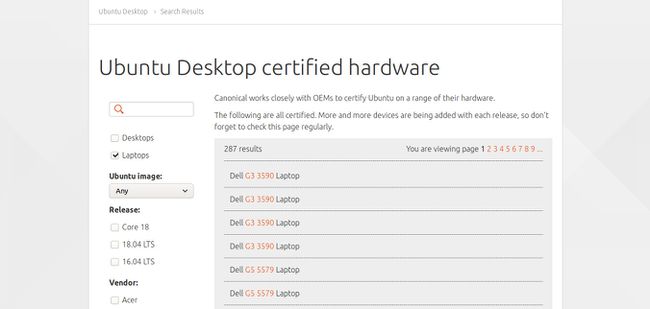 Ubuntu gecertificeerde hardware