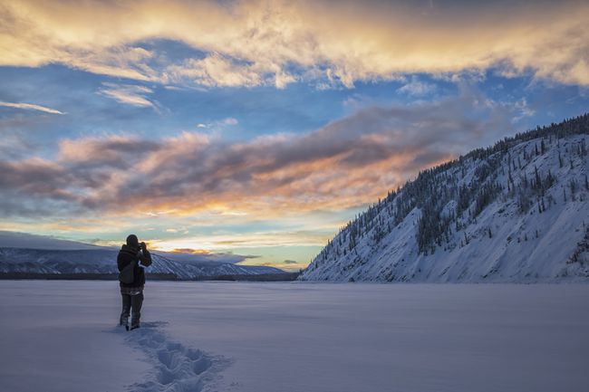 Korištenje filtera kružnog polarizatora poboljšava fotografiju.