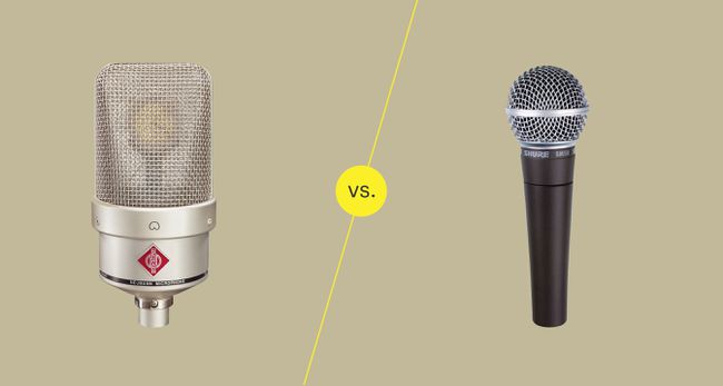 Kondensatoriaus mikrofonas vs. dinaminis mikrofonas