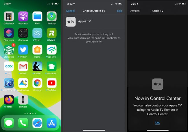 Aplikacja Apple TV na iPhonie