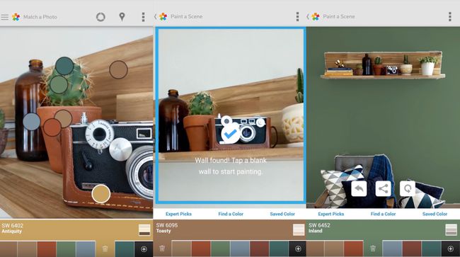 ColorSnap Visualizer-App für Android und iOS.