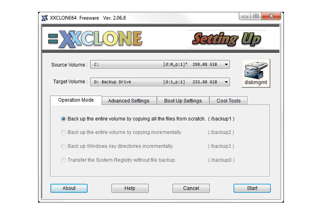 XXCLONE v2.06.8 στα Windows 7