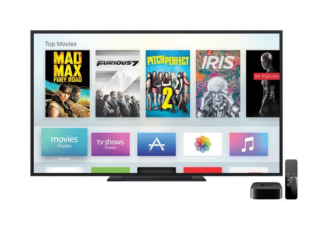 Apple TV مع TvOS Onscreen Interface - إصدار 2015