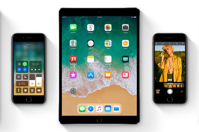 Captura de tela do iOS 11