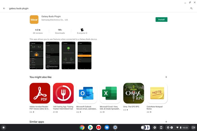 Tangkapan layar Plugin Buds di Play Store.