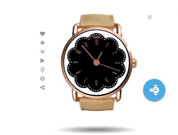 Rose Gold Wear OS-i kella sihver